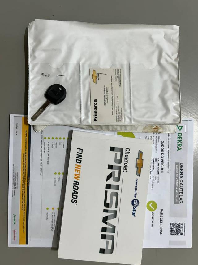 PRISMA LT 1.4 MANUAL - 2018/2019 - CINZA 24